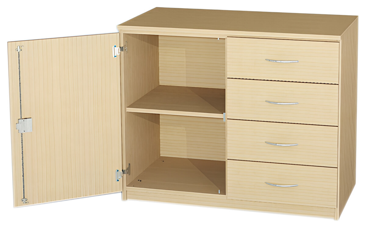 Unterschrank 2OH mit 4 Schubkästen 01