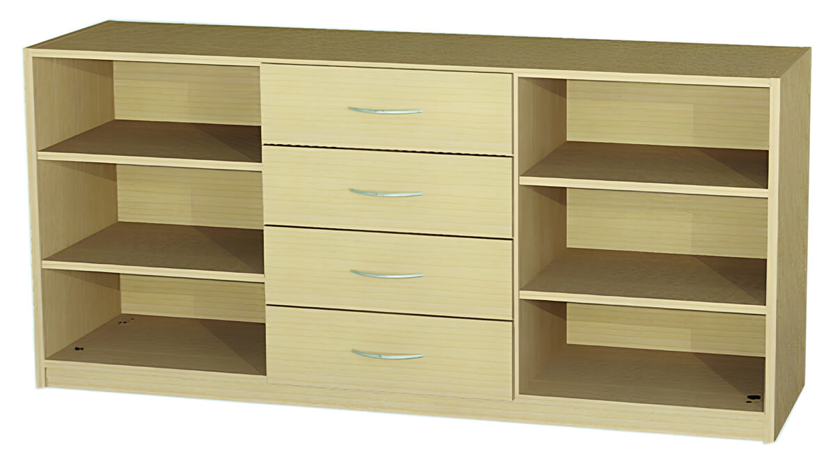 Unterschrank mit 4 Schubkästen 01